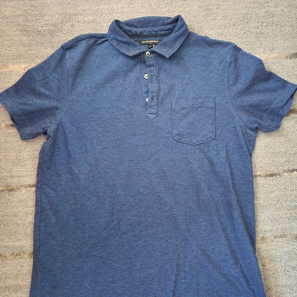 Banana Republic Navy Polo Shirt